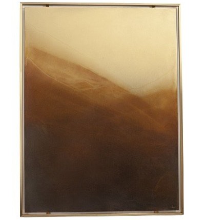 Patinated Brass Painting "abstraction Opus V". Contemporary Work. Ls59481209i