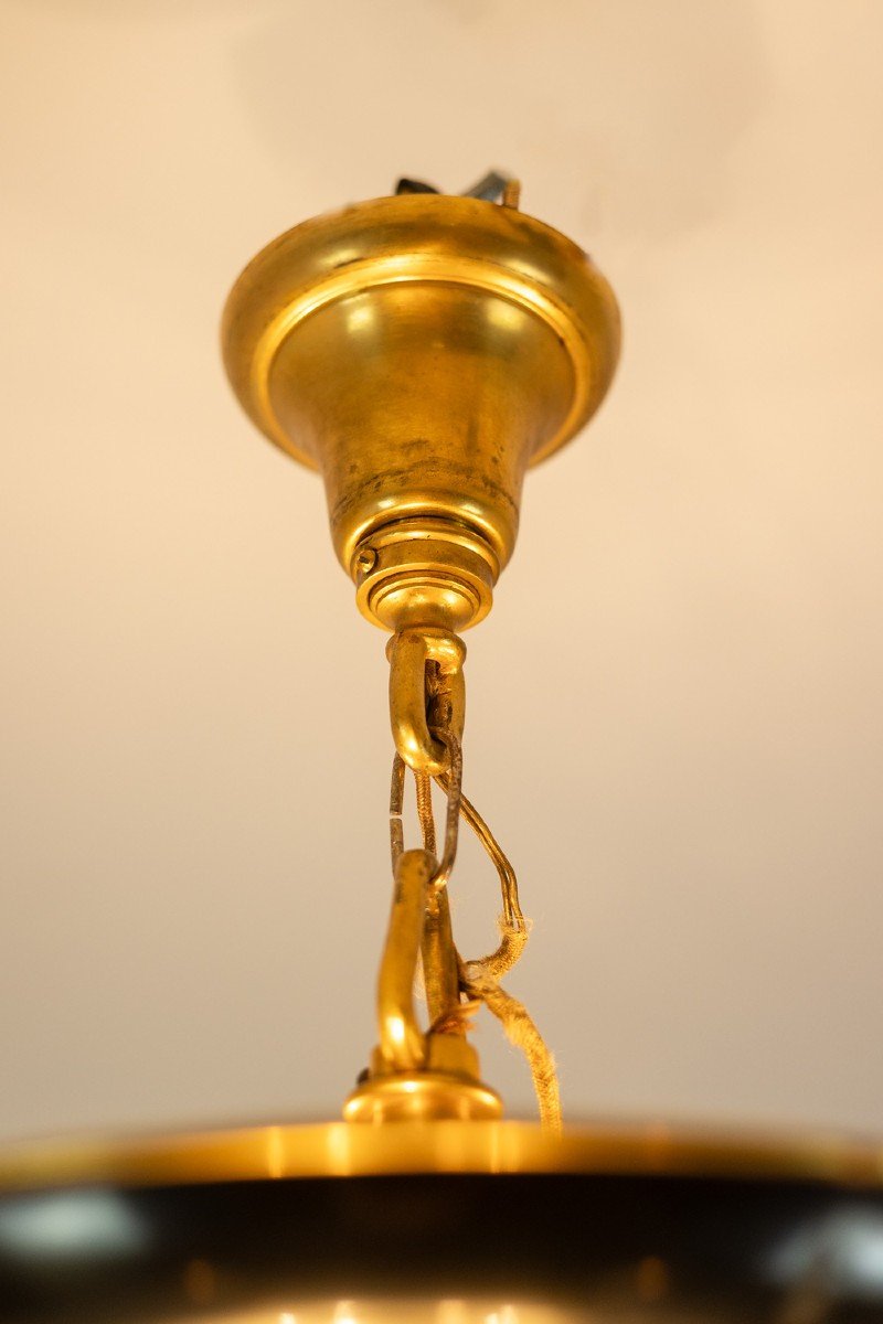 Baguès House. Empire Style Chandelier In Gilt Bronze. 1950s.-photo-4