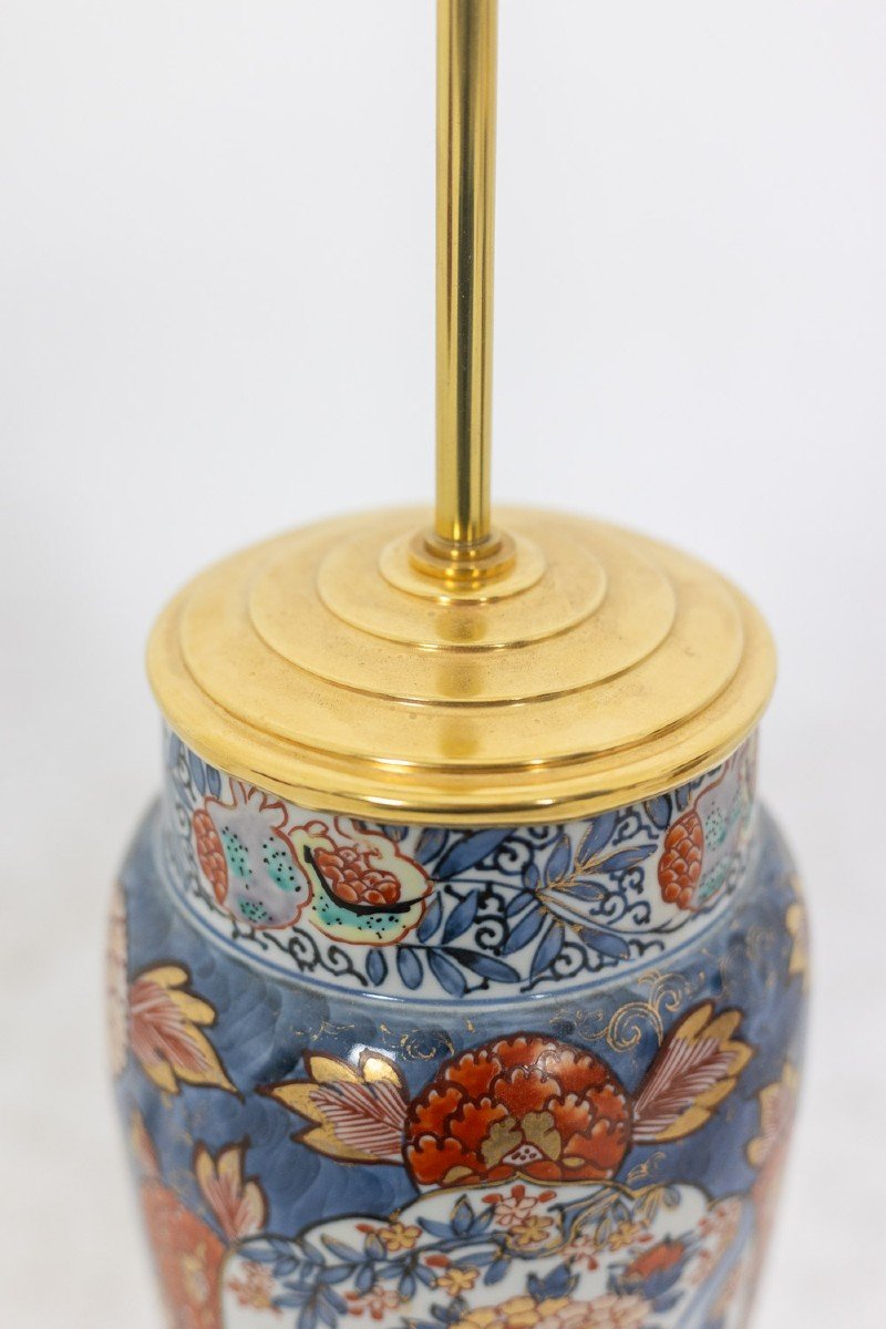 Pair Of Imari Porcelain And Gilded Bronze Lamps. Circa 1880.-photo-6