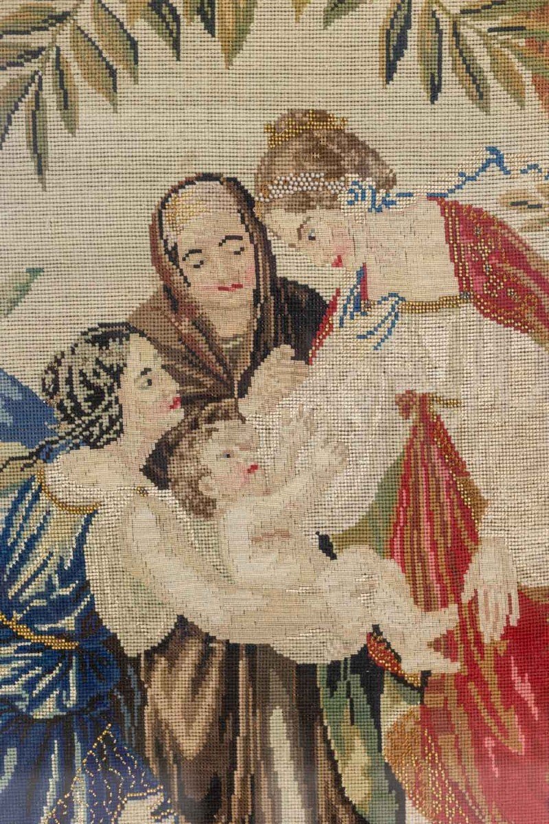 Orientalist Style Petit Point Tapestry. Circa 1880.-photo-2