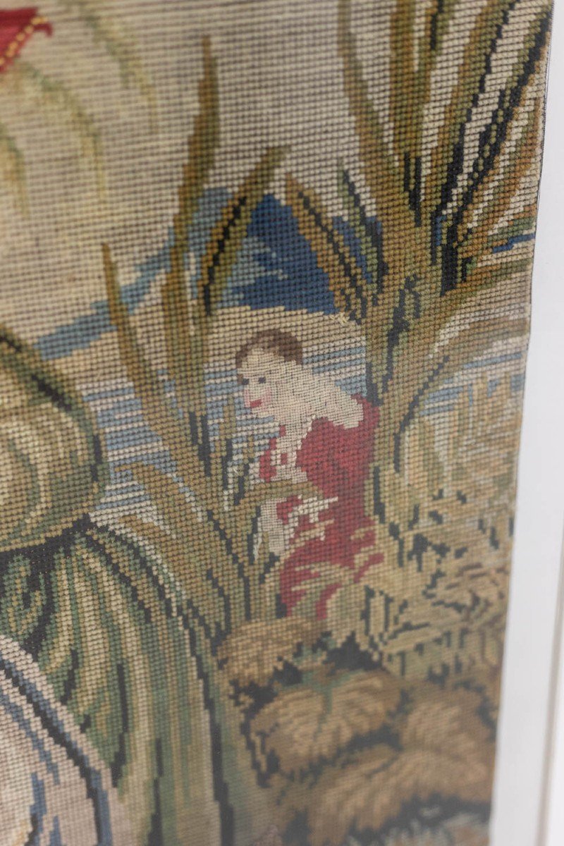 Orientalist Style Petit Point Tapestry. Circa 1880.-photo-7