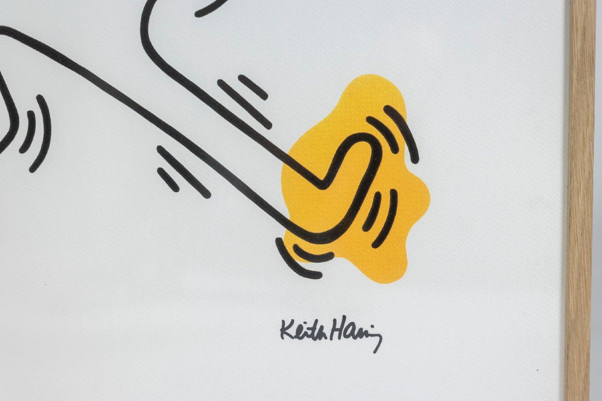 Keith Haring, Silkscreen, 1990s-photo-4