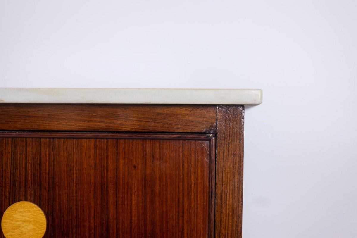 Rosewood “trompe-l’oeil” Sideboard. 1950s. Ls5875856t-photo-4