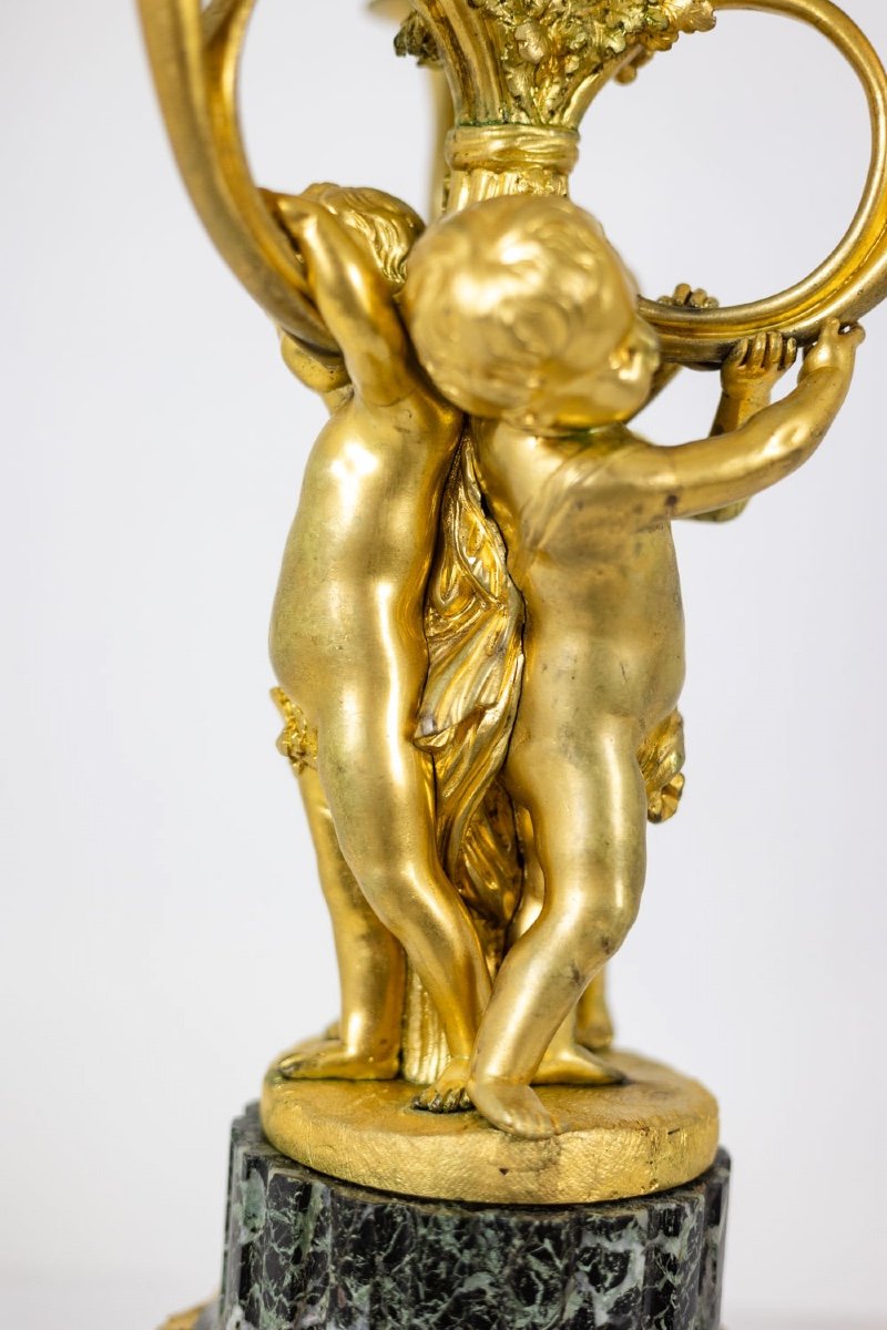 Gilt Bronze And Marble Hot Water Bottle Lamp. Circa 1900. Ls4945607i-photo-7