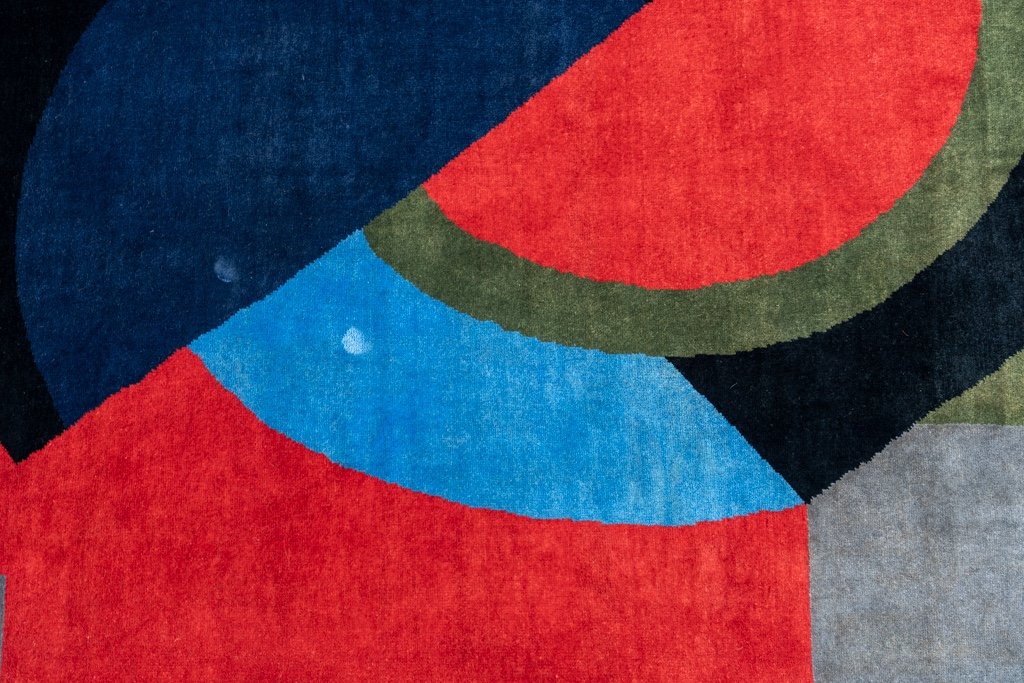 Tapisserie Tissée à La Main Inspirée Par Sonia Delaunay. Janvier 2023. Ls58065509e-photo-3