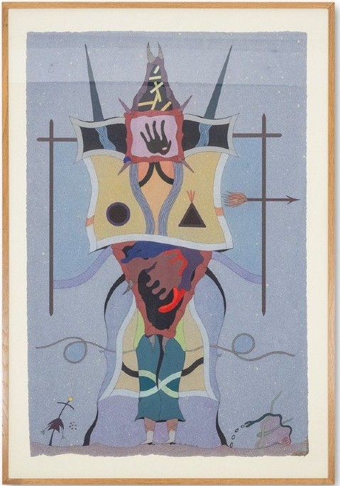Jorge Camacho. Oeuvre « La Langue De La Corde ». Années 1992. Ls60845008m