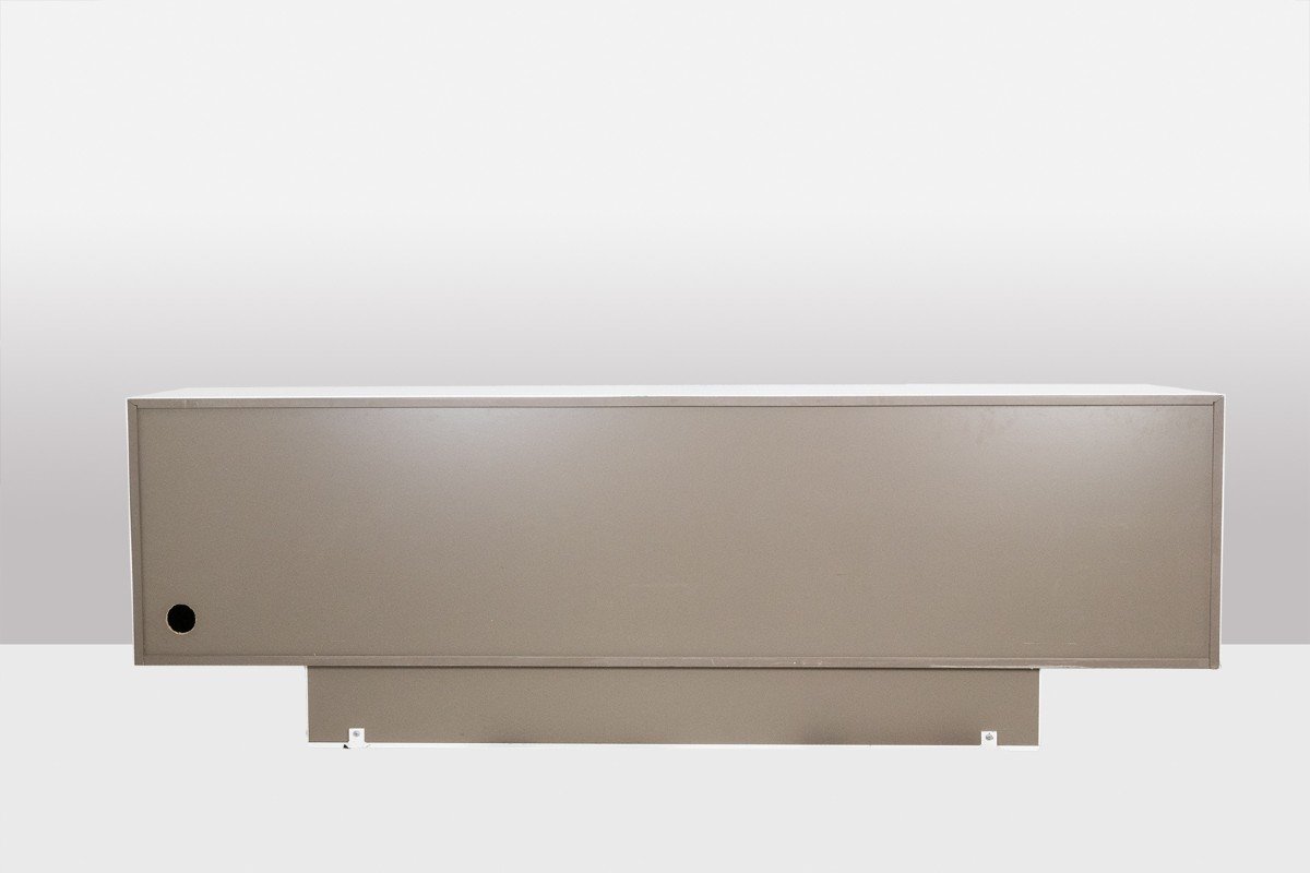 Roche Bobois. Black And White “kinetic” Sideboard. 1990s. Ls60981708i-photo-1