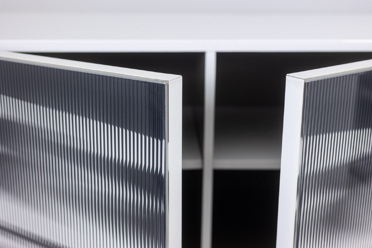 Roche Bobois. Black And White “kinetic” Sideboard. 1990s. Ls60981708i-photo-2