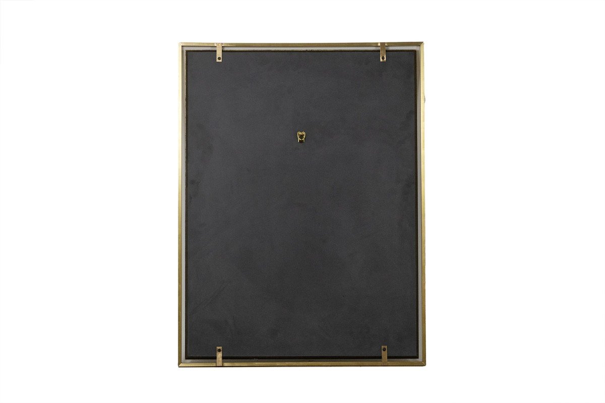Patinated Brass Panel “abstraction Opus V”. Contemporary Work.  Ls59481209i-photo-2