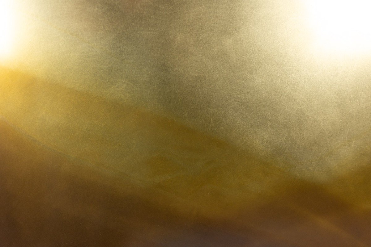 Patinated Brass Panel “abstraction Opus V”. Contemporary Work.  Ls59481209i-photo-4