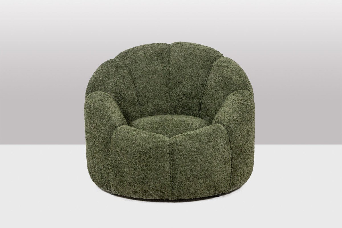 Pair Of Armchairs In Tulle Fabric. Contemporary. Ls62021908p-photo-2