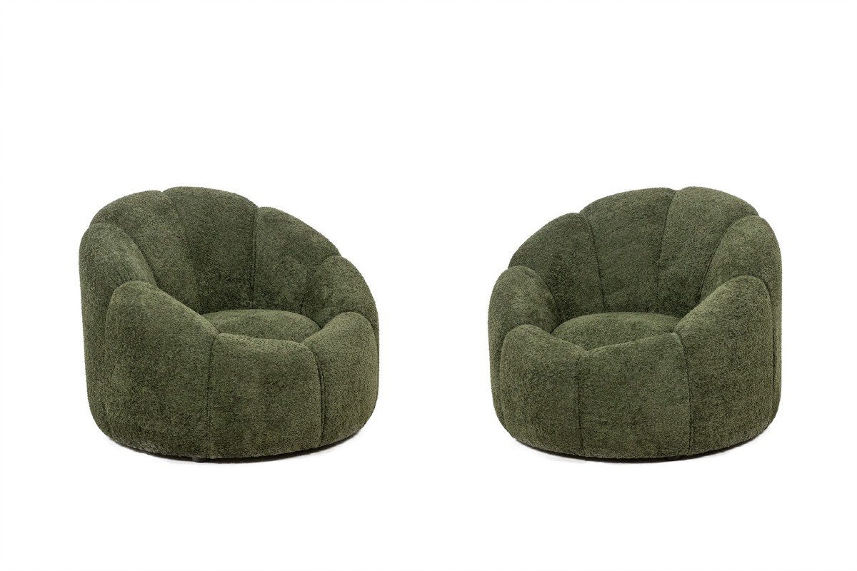 Pair Of Armchairs In Tulle Fabric. Contemporary. Ls62021908p