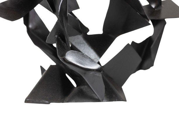 Jean Campa. Abstract Patinated Iron Sculpture. 1980s. Ls62191309u-photo-4