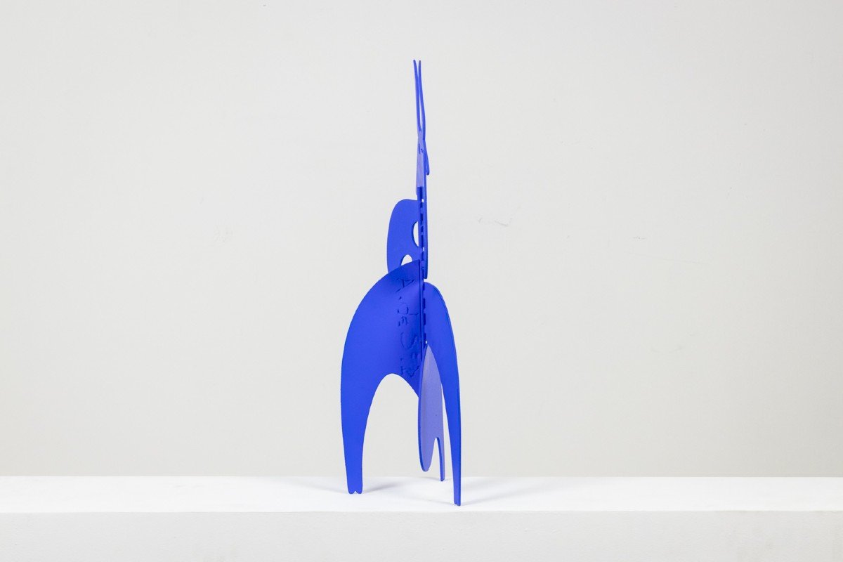 Antonine De Saint Pierre. Blue “tauride” Sculpture. Contemporary. Ls6240489p-photo-4