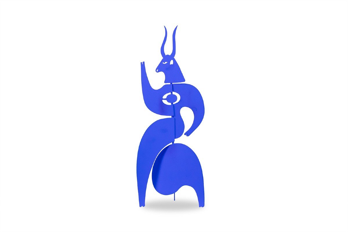 Antonine De Saint Pierre. Blue “tauride” Sculpture. Contemporary. Ls6240489p