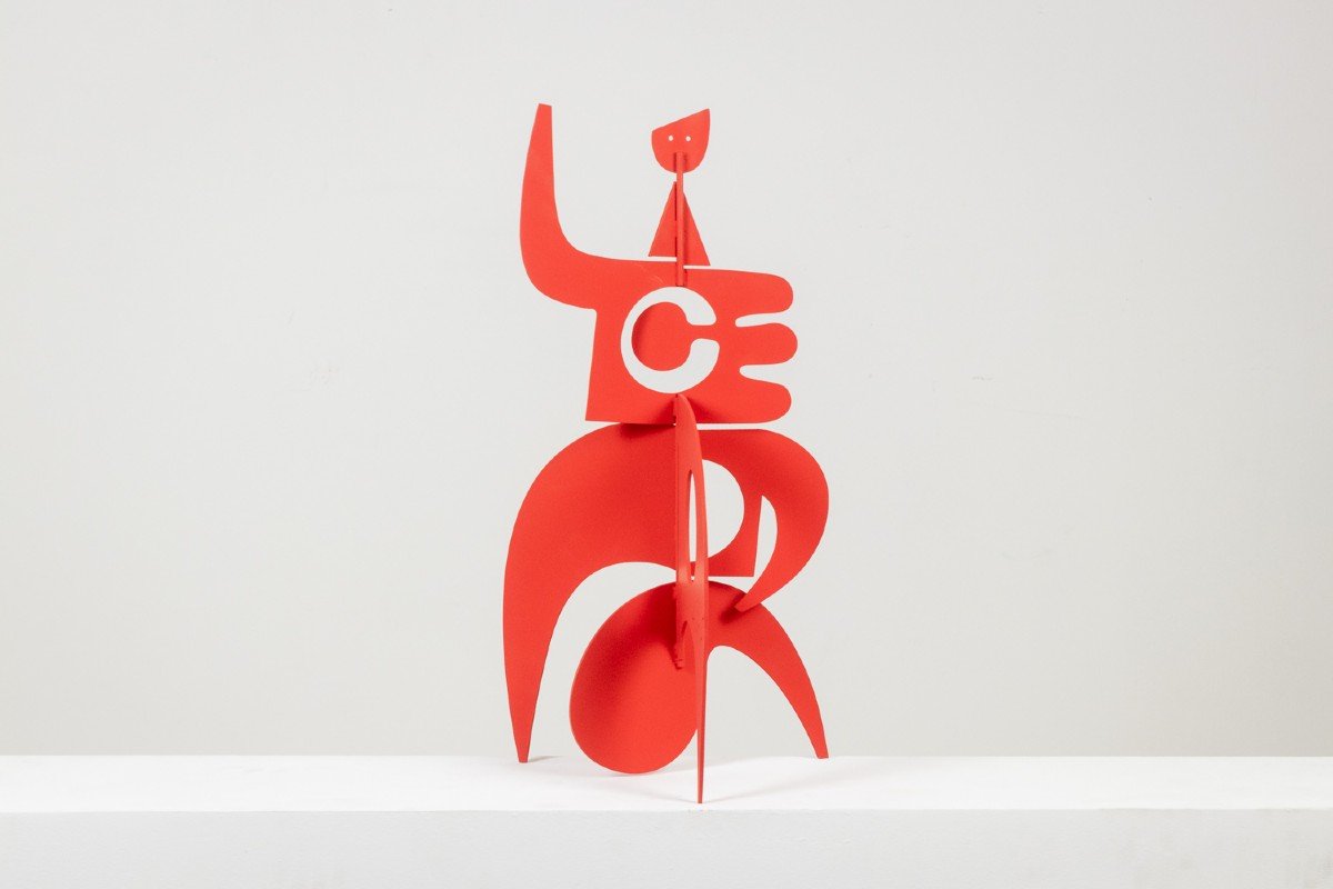 Antonine De Saint Pierre. Sculpture « Anna » Rouge. Contemporain. Ls6244487p-photo-1