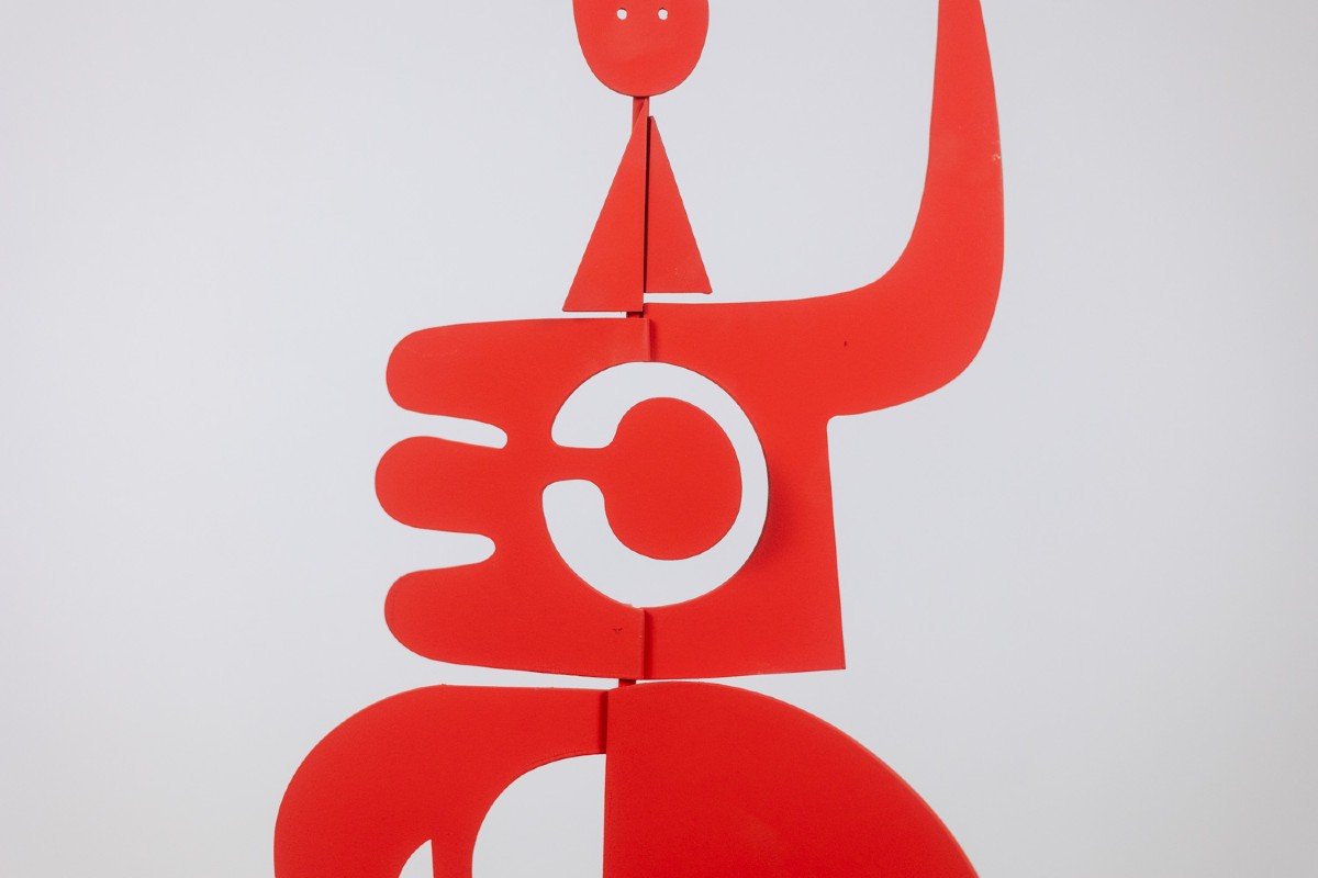 Antonine De Saint Pierre. Sculpture « Anna » Rouge. Contemporain. Ls6244487p-photo-3