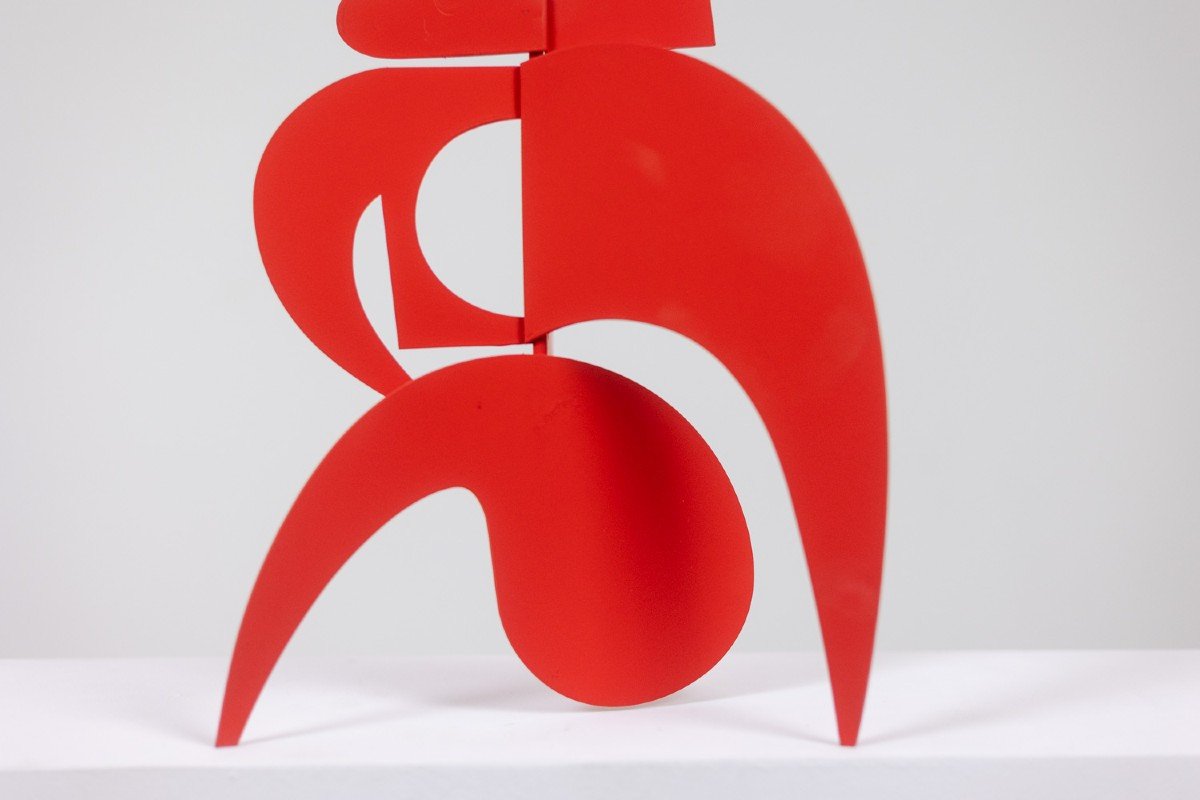 Antonine De Saint Pierre. Sculpture « Anna » Rouge. Contemporain. Ls6244487p-photo-5