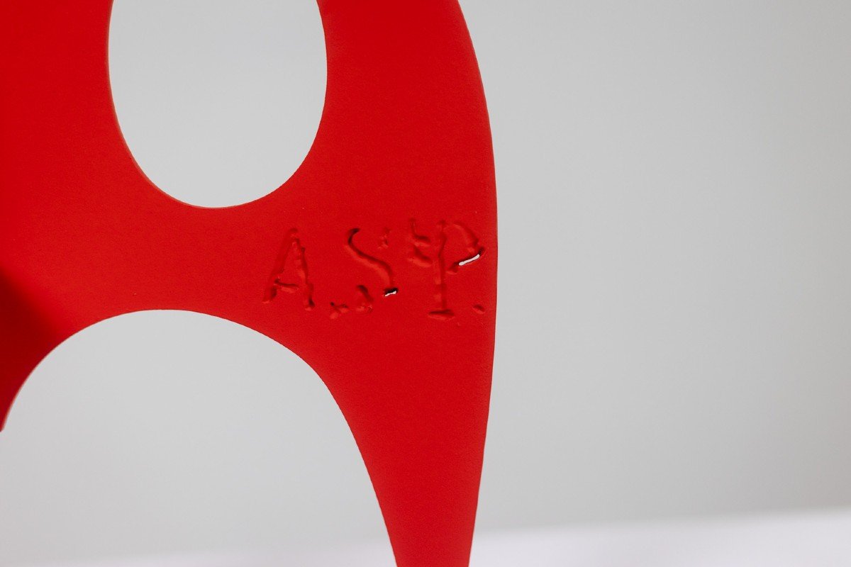 Antonine De Saint Pierre. Sculpture « Anna » Rouge. Contemporain. Ls6244487p-photo-6