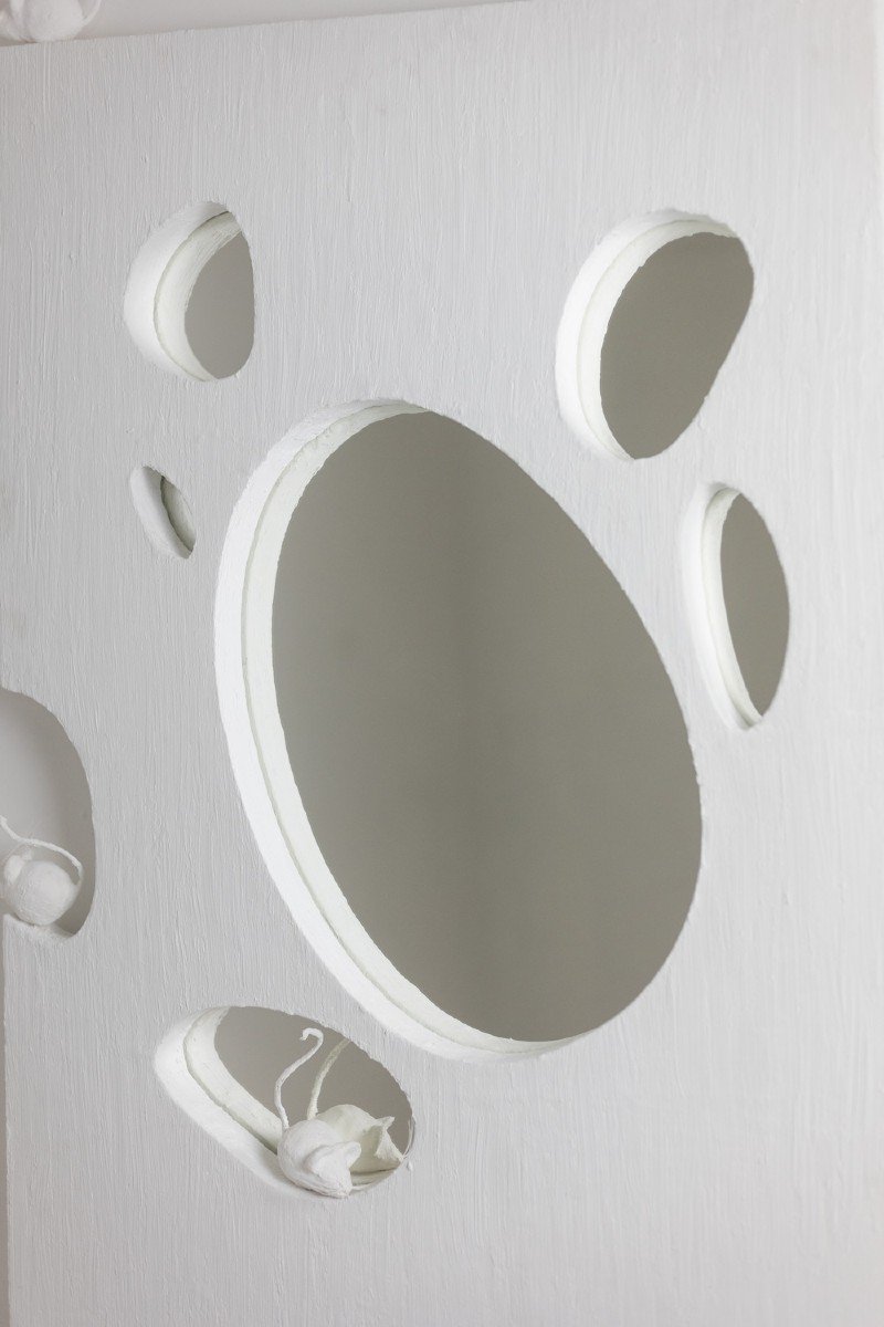 Miroir En Plâtre. Travail D’artiste De Petite Série. Ls62541609m-photo-5