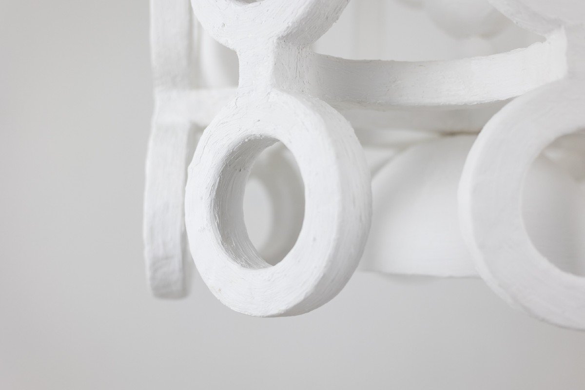 Plaster “eye” Lantern. Small Series Artist Work. Ls62552012a-photo-5