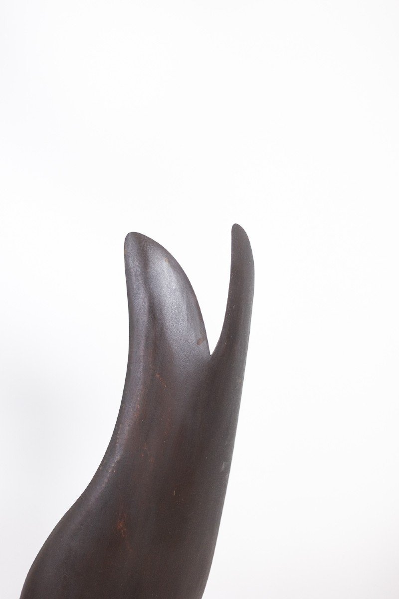 Antonine De Saint Pierre. Curved Metal Sculpture. Contemporary Work. Ls62278160-photo-8