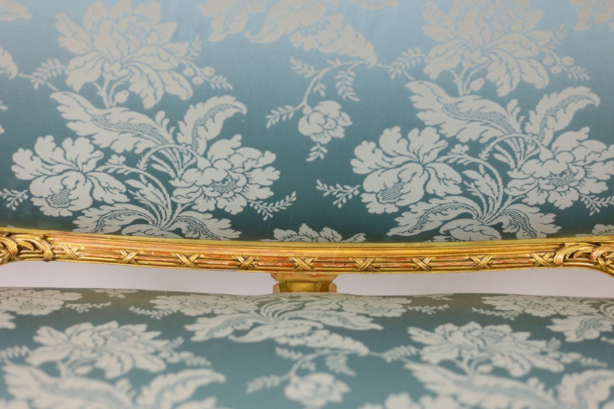 Louis XV Style Living Room With Gilded Wood Frame. Circa 1880. Ls61405700/5b-photo-8