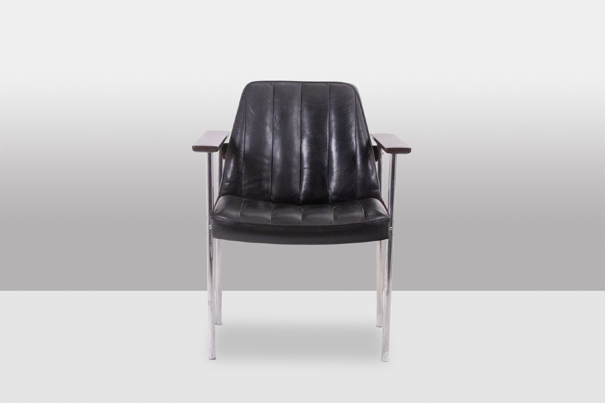Sven Ivar Dysthe Pour Dokka. Fauteuil. Circa 1960. Ls6319333m-photo-2