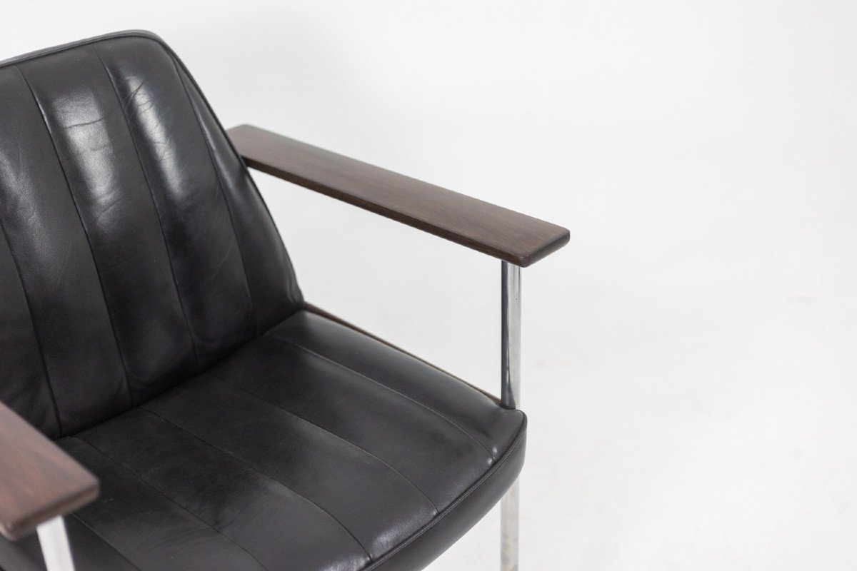 Sven Ivar Dysthe Pour Dokka. Fauteuil. Circa 1960. Ls6319333m-photo-3