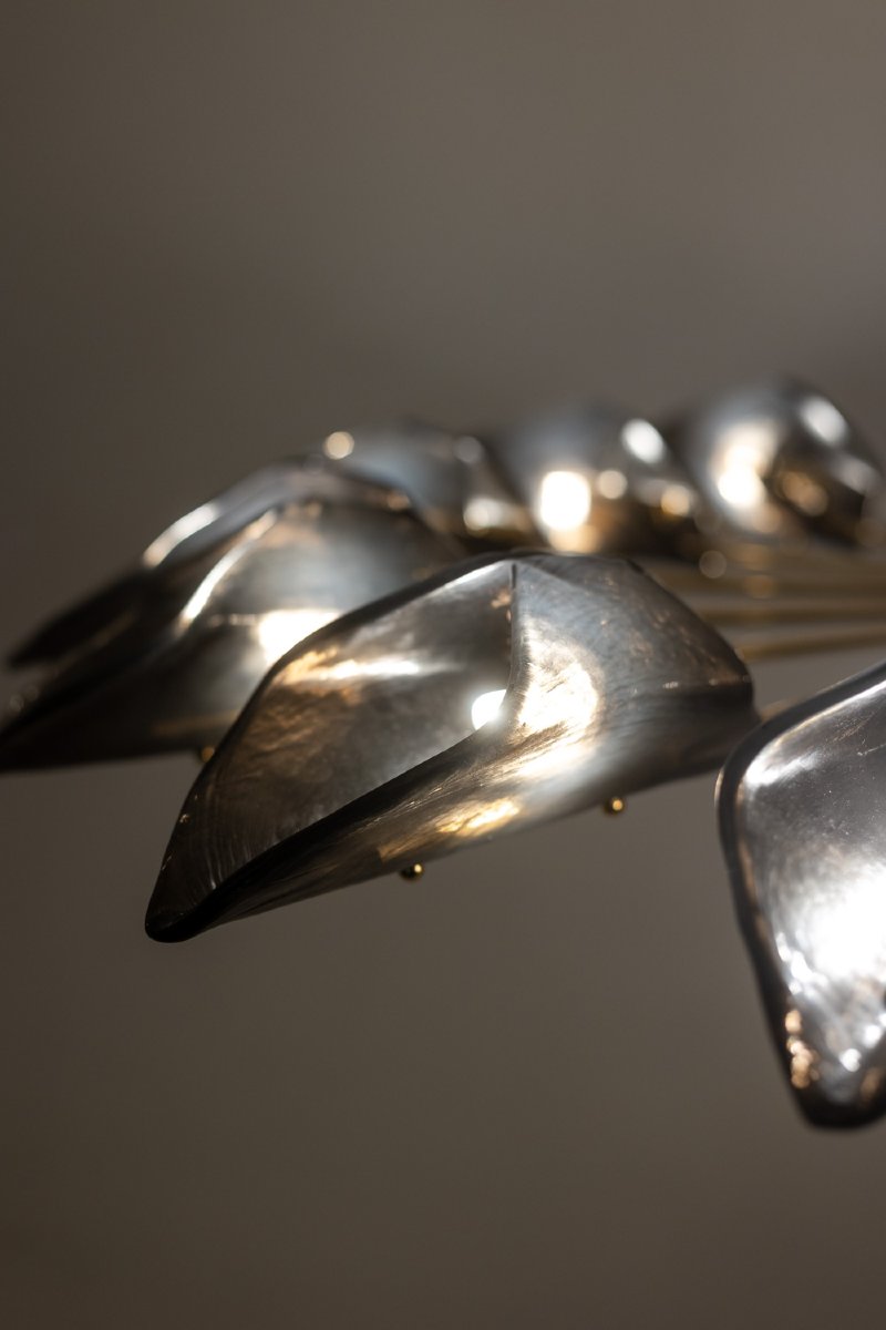 Simone Malachin. Lustre « étoile » En Verre De Murano. Contemporain. Ls64041509i-photo-4