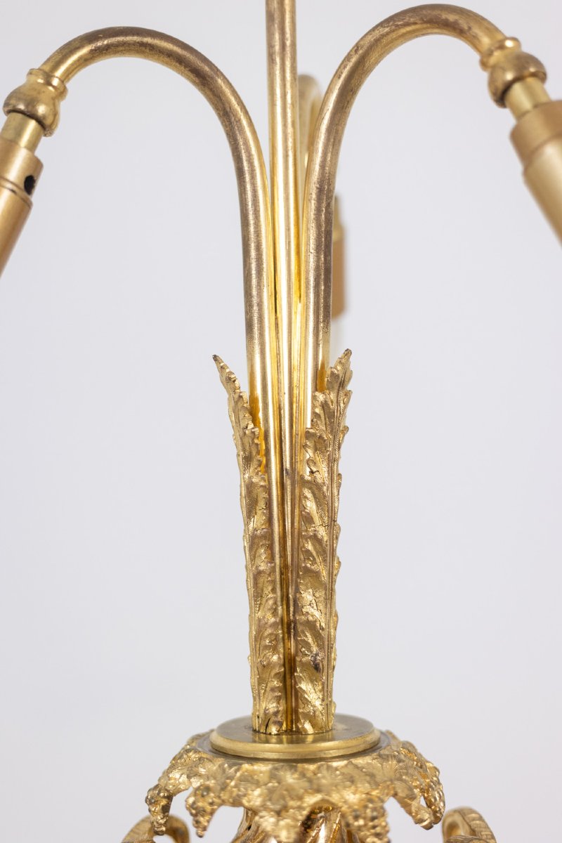 Paire De Lampes En Porcelaine à Décor De Satyres En Bronze. Circa 1880.  Ls62101239p-photo-4