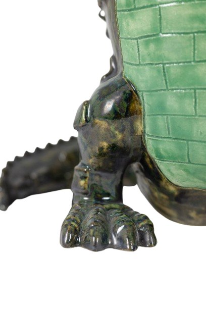 Valérie Courtet. Crocodile Portant Des Hippopotames. Contemporain. Ls64161809p-photo-6