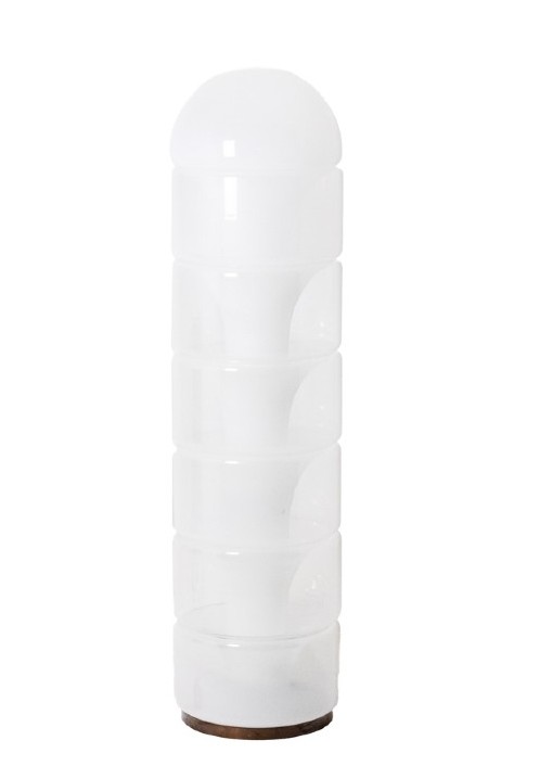 Carlo Nason. “column” Floor Lamp In Opalescent Glass. 1970s/80s. Ls64362509p