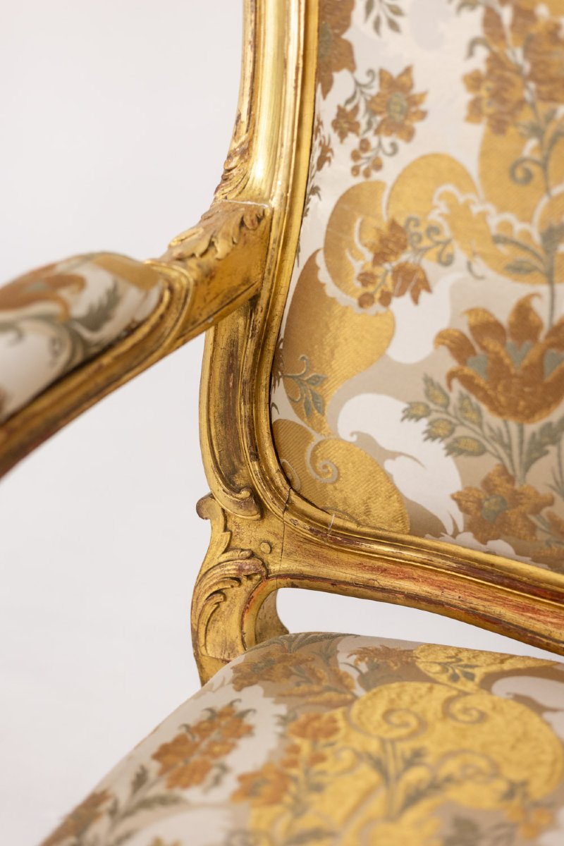 Louis XV Style Armchair, With Its Queen-style Backrest. Period 1900-1950. Ls5602435?m-photo-1