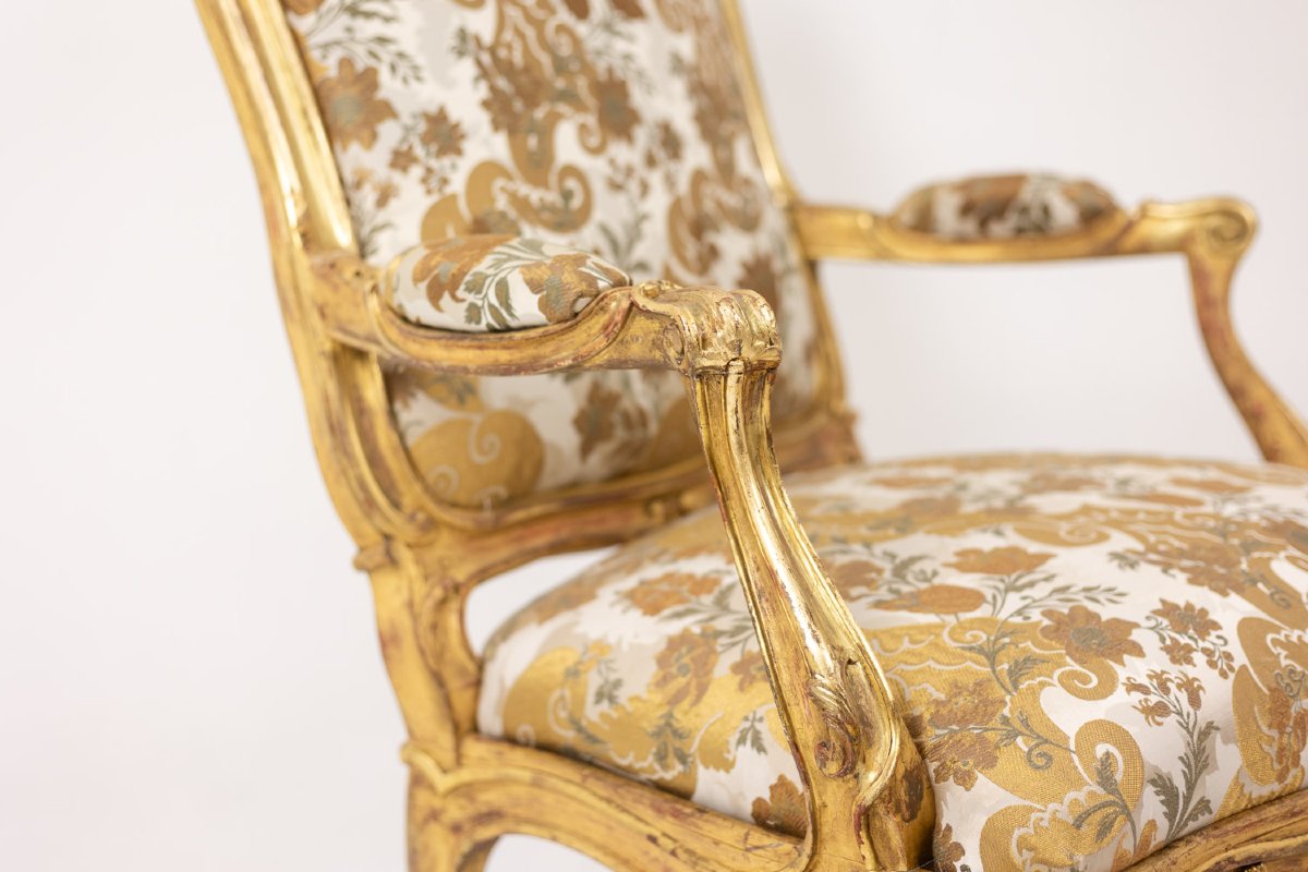 Louis XV Style Armchair, With Its Queen-style Backrest. Period 1900-1950. Ls5602435?m-photo-8