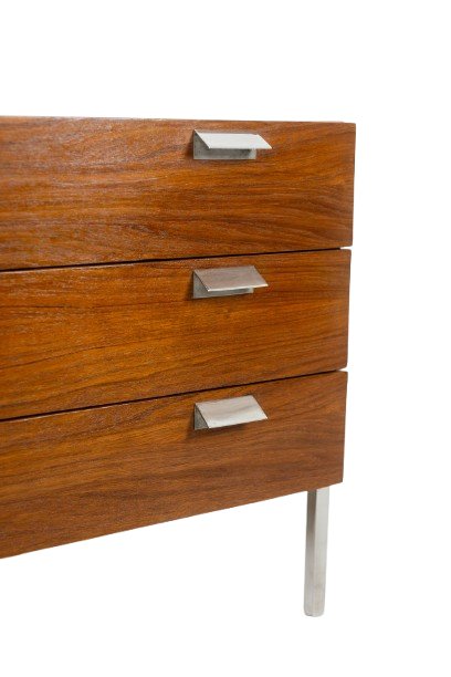 André Monpoix. 3-drawer Teak Chest Of Drawers. 1960s. Ls6357708m-photo-2