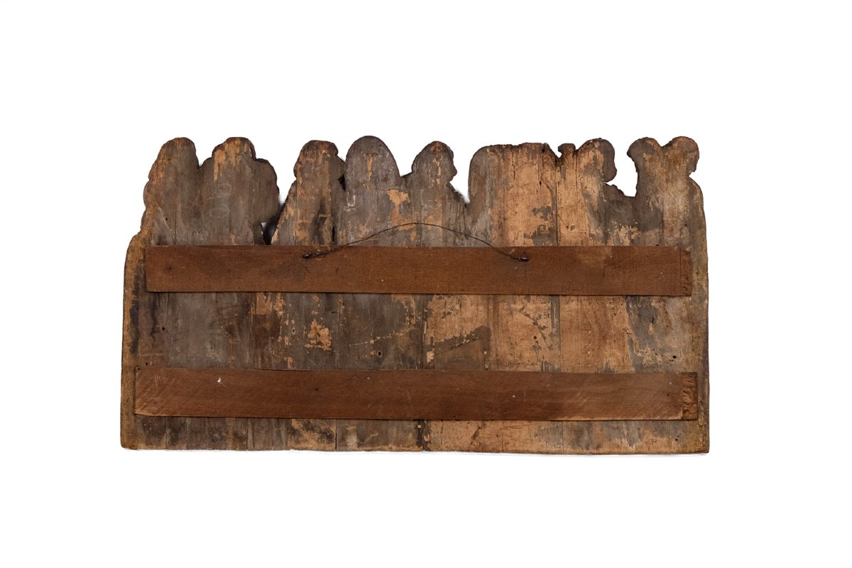 Rhenish Altarpiece, Dormition In Wood Carved In Bas-relief, 19th Century Ls64443009m-photo-4