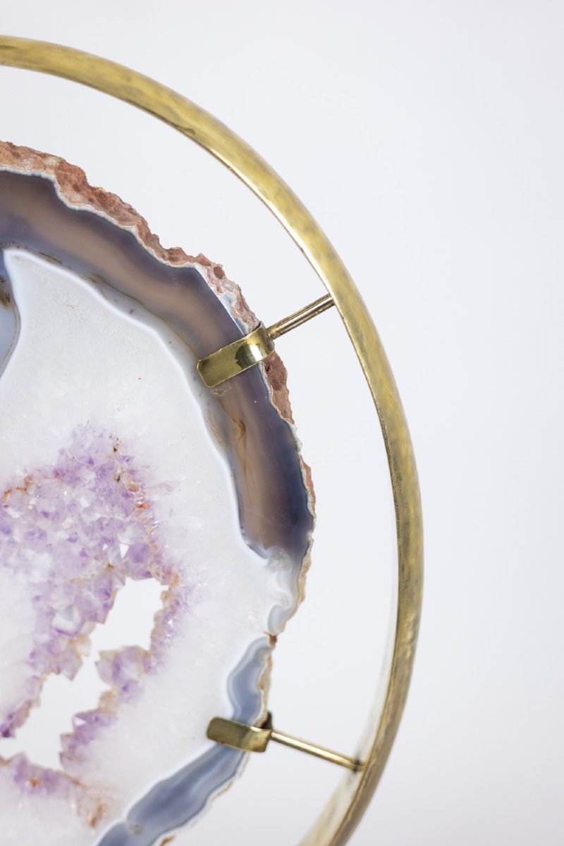 Bronze And Amethyst Lamp. 1970s. Ls6460275s-photo-4
