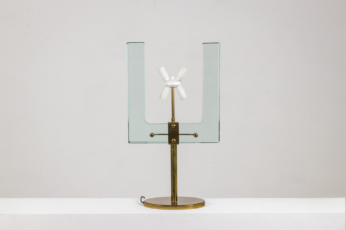 Nathalie Grenon pour Fontana Arte, Lampe moderniste circa 1940-50 LS6475-photo-6