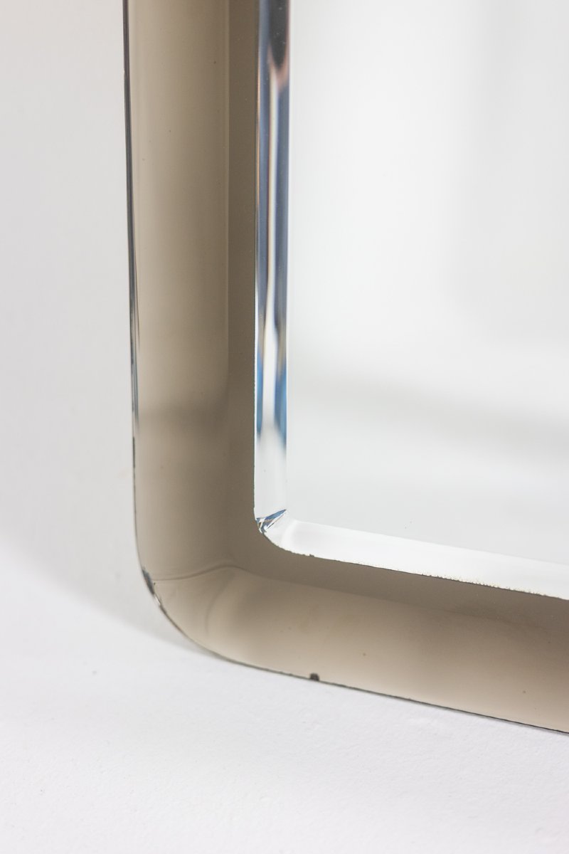 Two-tone Rectangular Mirror With Rounded Corners, Circa 1950 Ls6479458d-photo-4