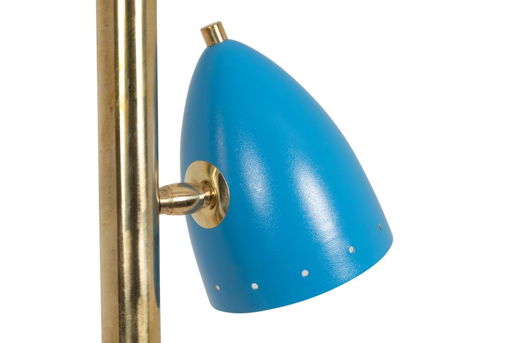 Tubular Hanging Lamp In Patinated And Lacquered Brass. Contemporary Ls6534711z-photo-2