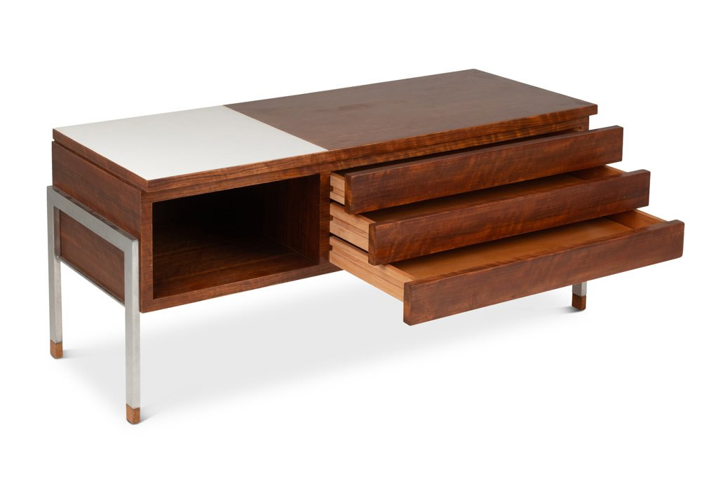 Pair Of 60's Teak Low Chests Of Drawers Ls6495708m-photo-1