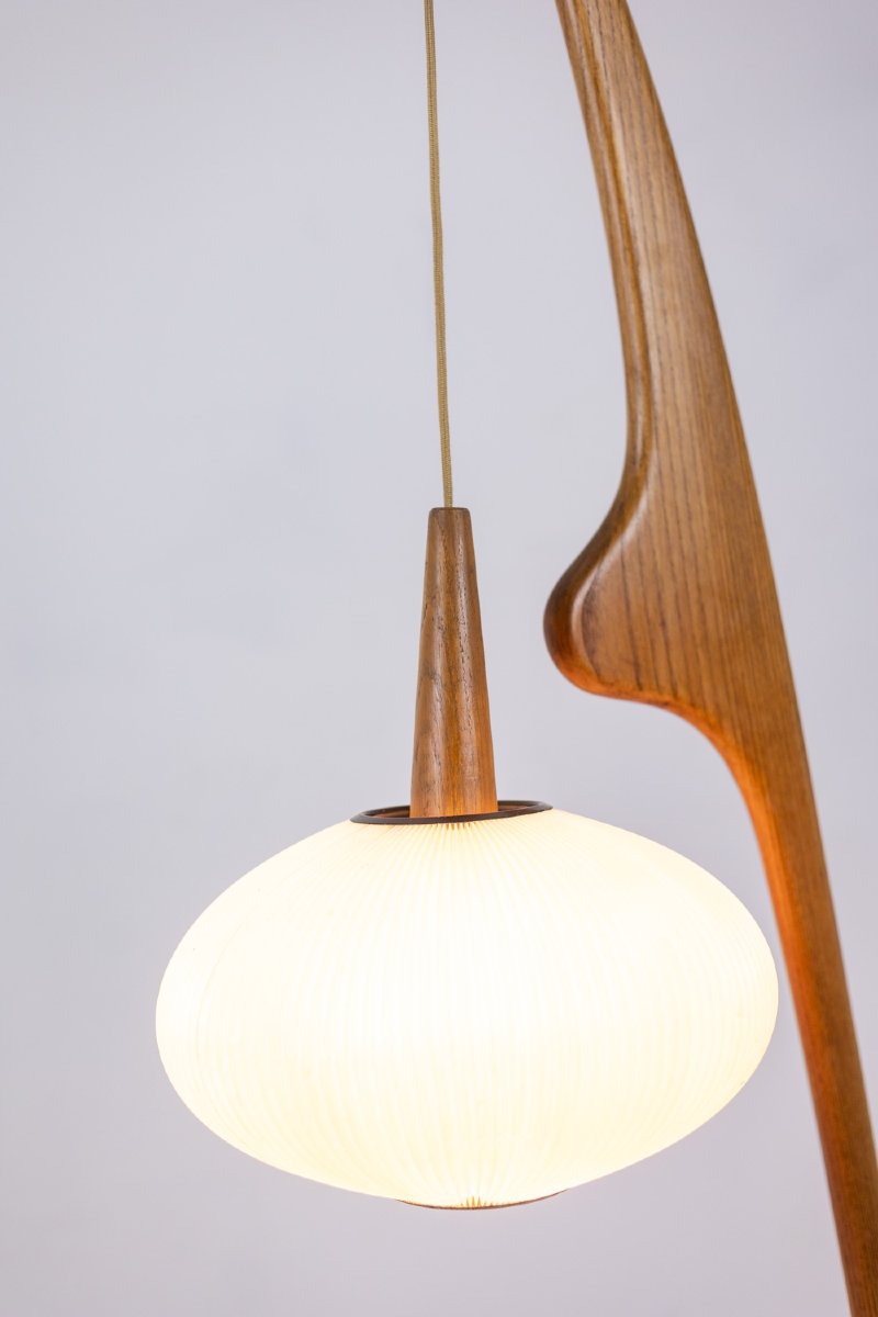 François Rispal Floor Lamp, “praying Mantis” Model. 1950s-60s. Ls56591406-photo-2