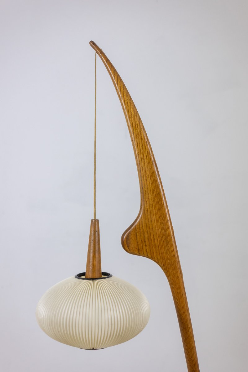 François Rispal Floor Lamp, “praying Mantis” Model. 1950s-60s. Ls56591406-photo-1