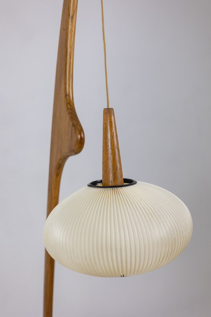 François Rispal Floor Lamp, “praying Mantis” Model. 1950s-60s. Ls56591406-photo-5
