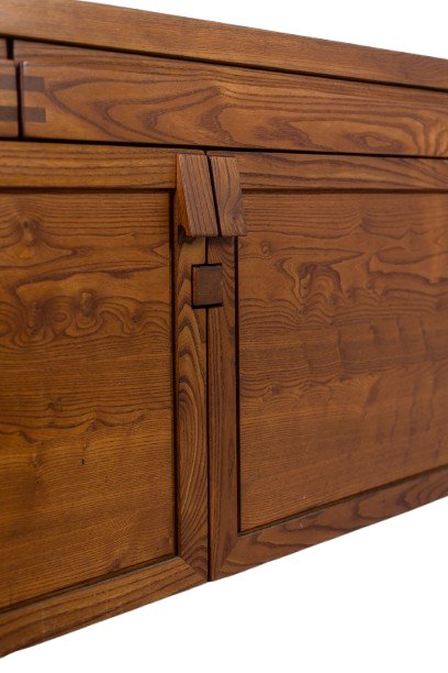 Pierre Chapo. Buffet Model “r08” In Blond Elm, With 2 Doors. Circa 1964 Ls62991858   -photo-1
