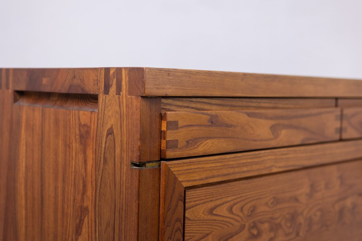 Pierre Chapo. Buffet Model “r08” In Blond Elm, With 2 Doors. Circa 1964 Ls62991858   -photo-4