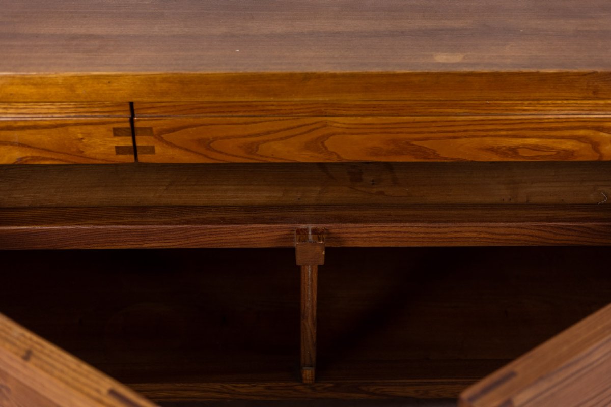 Pierre Chapo. Buffet Model “r08” In Blond Elm, With 2 Doors. Circa 1964 Ls62991858   -photo-7
