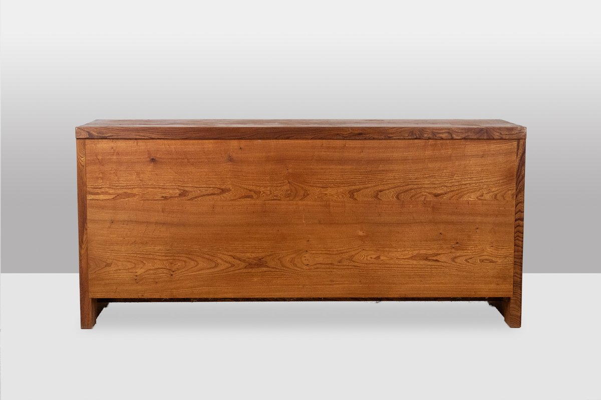 Pierre Chapo. Buffet Model “r08” In Blond Elm, With 2 Doors. Circa 1964 Ls62991858   -photo-8