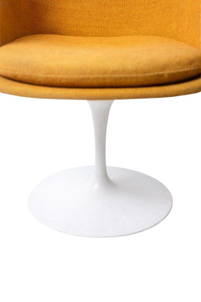 Eero Saarinen pour Knoll. Fauteuil 'Tulipe' jaune safran. Circa 1960-70 LS6555609P-photo-2